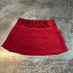 Lululemon Pace Rival Skirt II Cranberry Size 6 Small